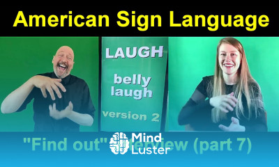 An Interview with Cäsar Jacobson 07 Find Out series American Sign Language ASL with Dr Bill
