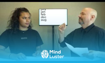 Fingerspelling Practice Months Areanna American Sign Language ASL