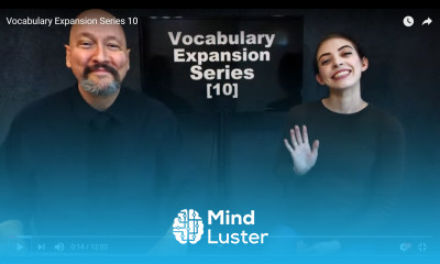 010 ASL American Sign Language Vocabulary Expansion Series Dr Bill Rach