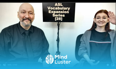 028 ASL American Sign Language Vocabulary Expansion Series Dr Bill Alex