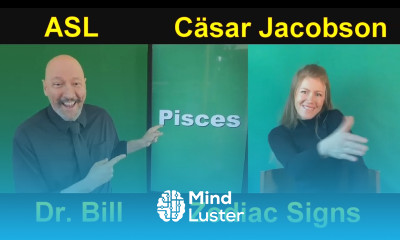 Zodiac Signs in ASL with Dr Bill Cäsar Jacobson VES 37