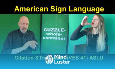 ASL grammar Citation form truncation QM wig Vocabulary Expansion Series VES 41 Lifeprint com