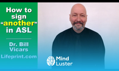 How to sign another in ASL Vocabulary Expansion Series 61 Dr Bill Vicars of Lifeprint com