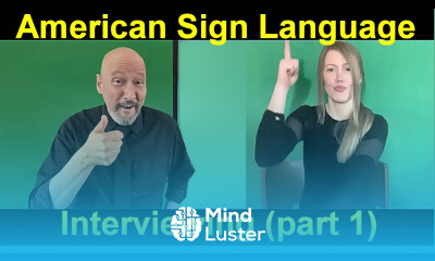 Interviewing in ASL part 1 American Sign Language