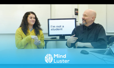 American Sign Language ASL Lesson 01 narrative story