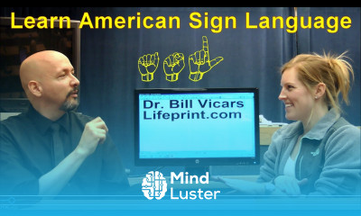 American Sign Language ASL Basic Signing Lesson 05 Review Sarah