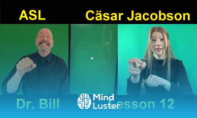 American Sign Language ASL Lesson 12 Cäsar Jacobson Dr Bill Vicars of Lifeprint com