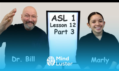 Learn Lesson 12 part 3 of 4 ASL Lifeprint com curriculum Dr Bill ...