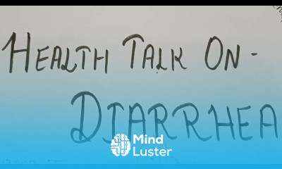 Health Talk On Diarrhoea