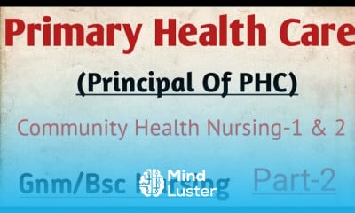 Primary Health Care Principles Of PHC Community Health Nursing 1 2