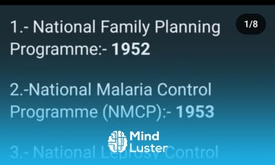 National Health Programmes