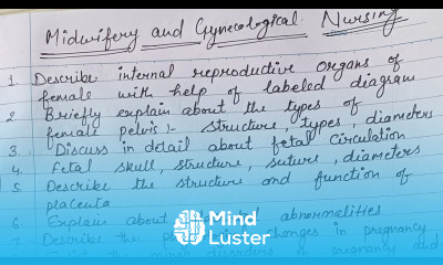 OBG Important Questions 2023 Midwifery And Gynecological Nursing