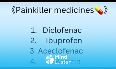 Painkiller Medicine