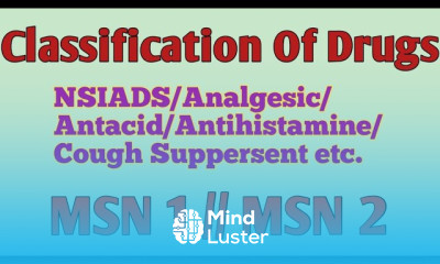 Classification Of Drugs NSIADS Analgesic Antacid Antihistamine Cough Suppersent etc MSN 1 MSN 2