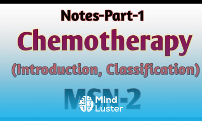 Chemotherapy Introduction Classification MSN 2