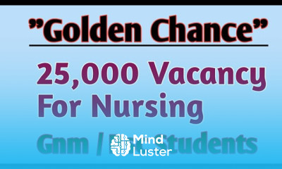 Golden Chance For Gnm Bsc 25000 Vacancy For Nursing Staff