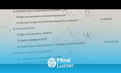 Gnm 2nd Year Previous Question Paper Mental Health Nursing Psychatric nursing