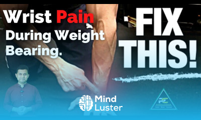 TREAT WRIST PAIN DURING WEIGHT BEARING BY CARPAL LATERAL MEDIAL MWM TECHNIQUE GET GOOD RESULTS