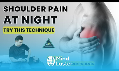 HOW TO CURE SHOULDER PAIN AT NIGHT IN FROZEN SHOULDER PATIENTS