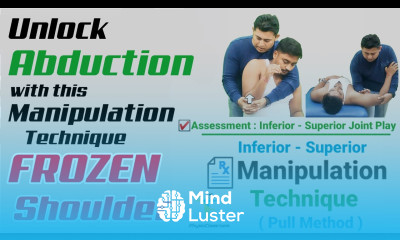 FROZEN SHOULDER TREATMENT INFERIOR SUPERIOR JOINT PLAY AND MANIPULATION TECHNIQUE