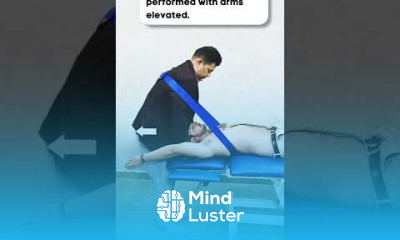 THORACIC SPINE BELT TRACTION TECHNIQUE FOR PAINFUL BREATHING