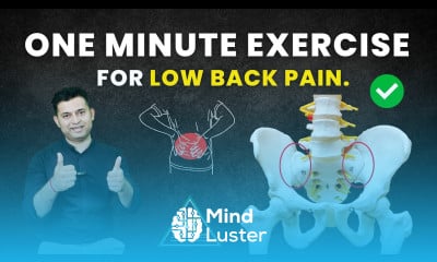 ONE MINUTE HOME EXERCISE TO EASE YOUR LOW BACK PAIN STIFF SACROILIAC JOINT
