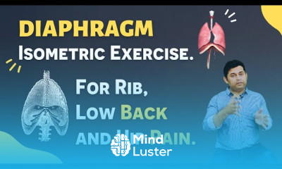 DIAPHRAGM ISOMETRIC EXERCISE FOR RIB LOW BACK AND HIP PAIN PATIENTS