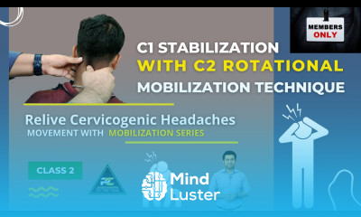 HEADACHE TREATMENT C1 STABILIZATION WITH C2 MOBILIZATION TECHNIQUE