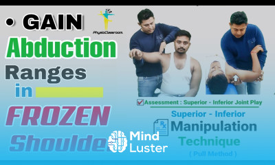 FROZEN SHOULDER TREATMENT GAIN ABDUCTION RANGES SUPERIOR INFERIOR JOINT PLAY MANIPULATION