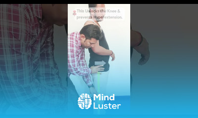 GAIT TRAINING FOR STROKE PATIENTS PREVENT KNEE HYPERTENSION paralysisrecovery paralysistreatment