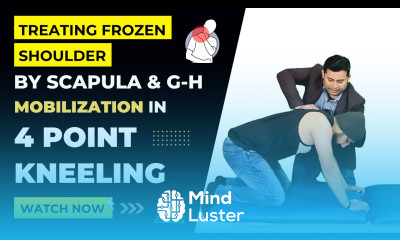 TREATING FROZEN SHOULDER IMPINGEMENT SYNDROME BY SCAPULA AND G H MOBILIZATION IN 4 POINT KNEELING