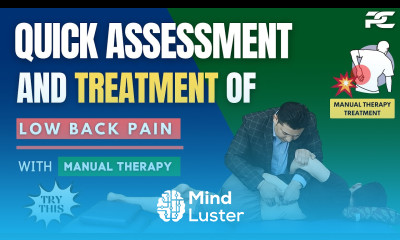 QUICK ASSESSMENT AND TREATMENT OF LOW BACK PAIN AND STIFFNESS BY MANUAL THERAPY