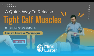 REFLEX RELEASE TIGHT CALF MUSCLES IN SECONDS GET QUICK RELIEF IN KNEE CALF AND HEEL PAIN