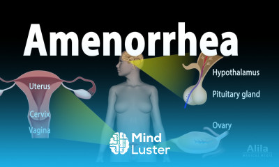 Amenorrhea Absence of Menstrual Periods Animation