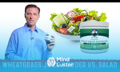 How Much Wheatgrass Juice Powder Equals How Much Salad – Dr Berg