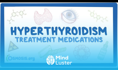 Hyperthyroidism treatment medications pharmacology