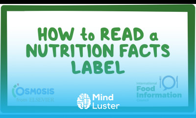 How to read a nutrition facts label