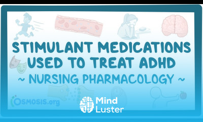 Stimulant medications used to treat ADHD Nursing Pharmacology