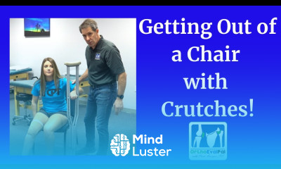 Getting Out of a Chair with Crutches