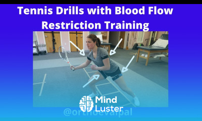 Tennis Drills with Blood Flow Restriction Training