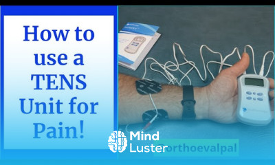 How to use a TENS unit for pain