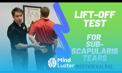 Lift Off Test Special Test for a Subscapularis Tear