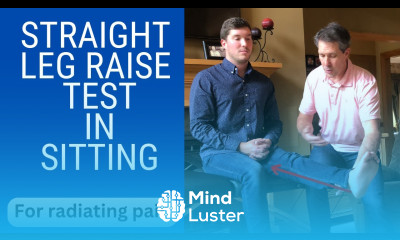 How to Perform the Sitting Straight Leg Raise Test