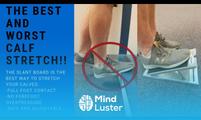 The BEST and WORST Calf Stretch