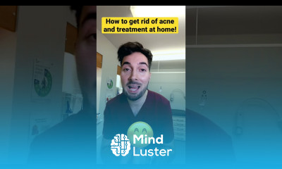 How to get rid of acne and treatment at home shorts