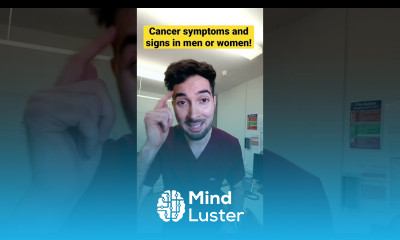 Cancer symptoms and signs in men or women shorts