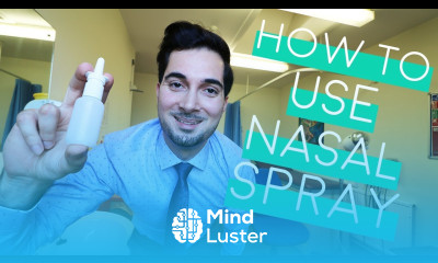 How To Use Nasal Spray How To Use Nasal Spray Properly Nasal Spray Technique 2018