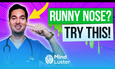 How to get rid of a runny and stuffy nose fast in 1 minute remedy