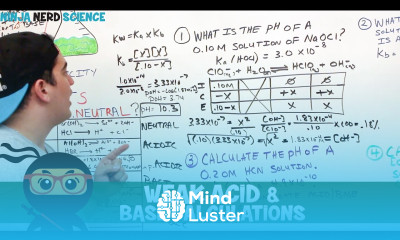 General Chemistry Weak Acid Base Calculations