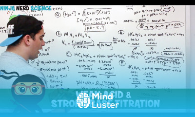 General Chemistry Weak Acid Strong Base Titration